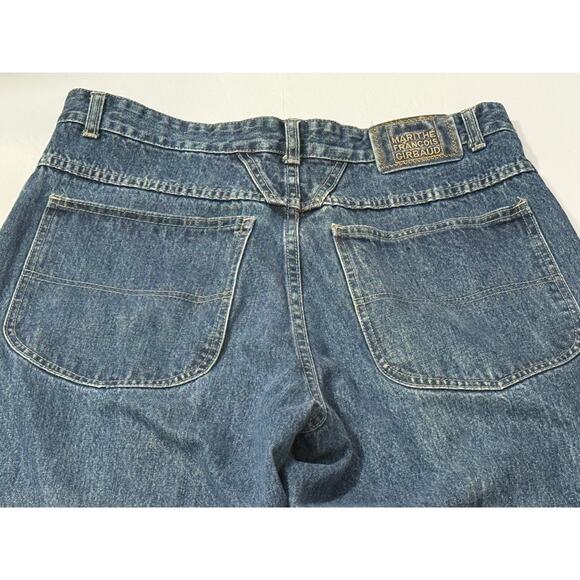 Vintage Marithé + François Girbaud High Waisted Stonewashed Jeans, Size 34L - Picture 5 of 9